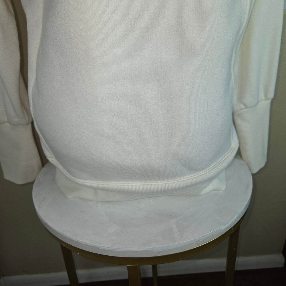 Alo Yoga Frost Faux Shearling Hoodie - Cream - Small - Picture 8 of 12